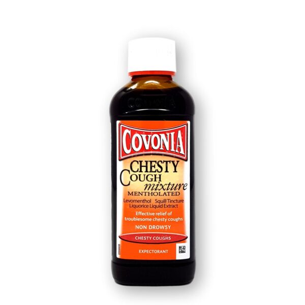 Covonia Chesty Cough Mixture Mentholated 150ml