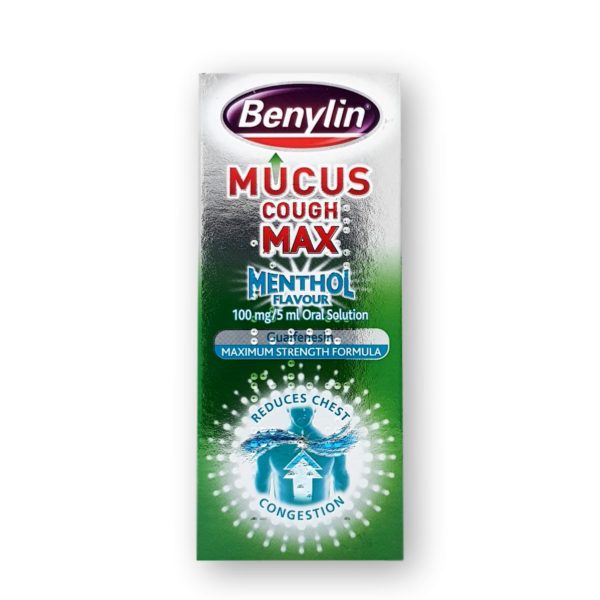 Benylin Mucus Cough Max Menthol 100mg/5ml Oral Solution 150ml