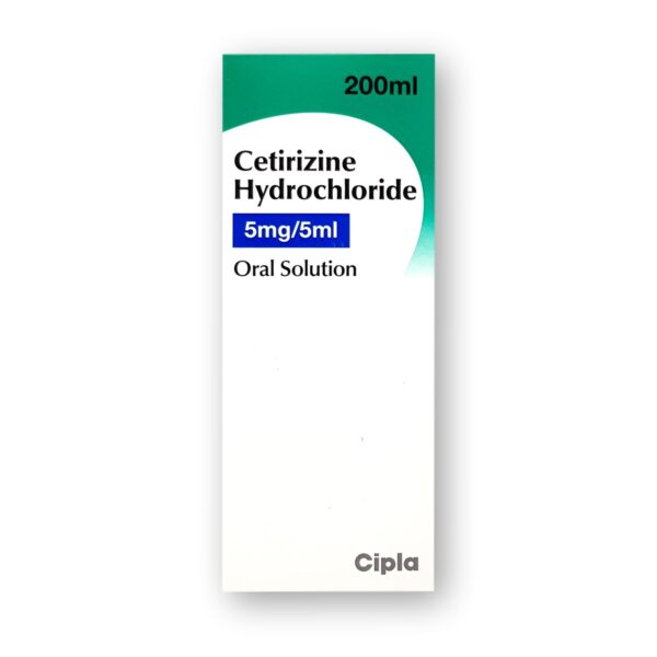 Cetirizine Hydrochloride 5mg5ml Oral Solution 200ml