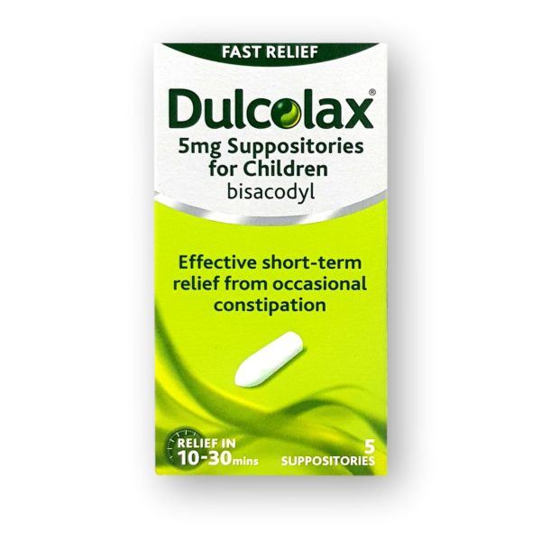 DULCOLAX Constipation Relief Suppository 5s