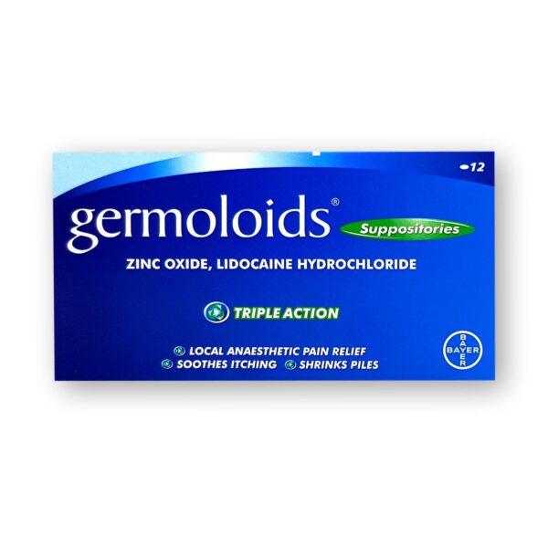 Germoloids Suppositories 12's