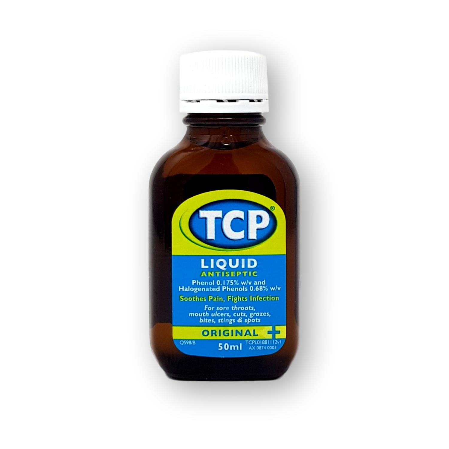 TCP Antiseptic Liquid Original 50ml – Welfare Pharmacy UK