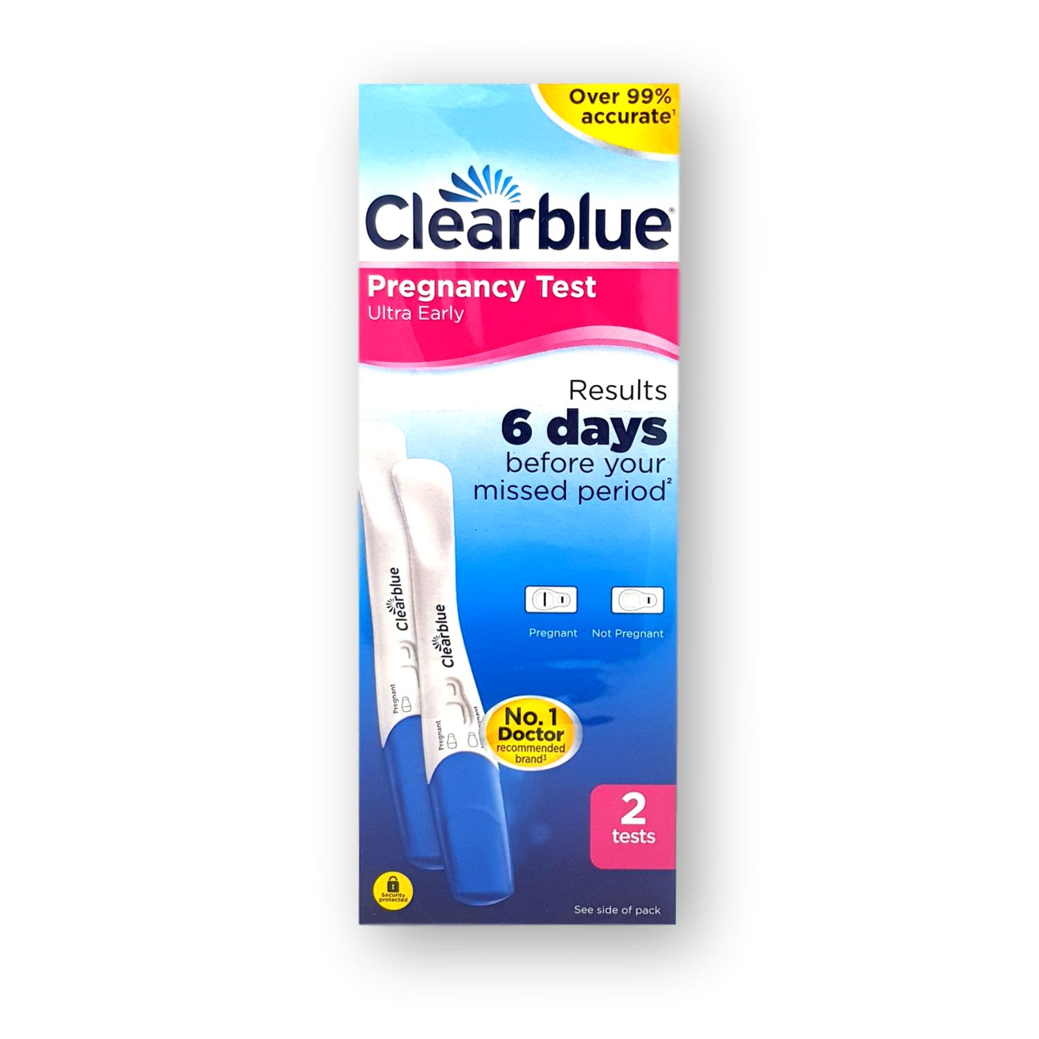 Clearblue Ultra Early Pregnancy Test 2’s – Welfare Pharmacy UK