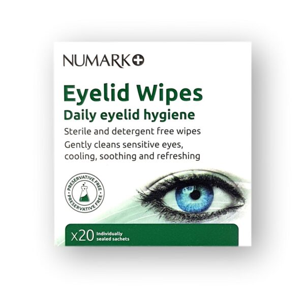 Numark Eyelid Wipes 20's